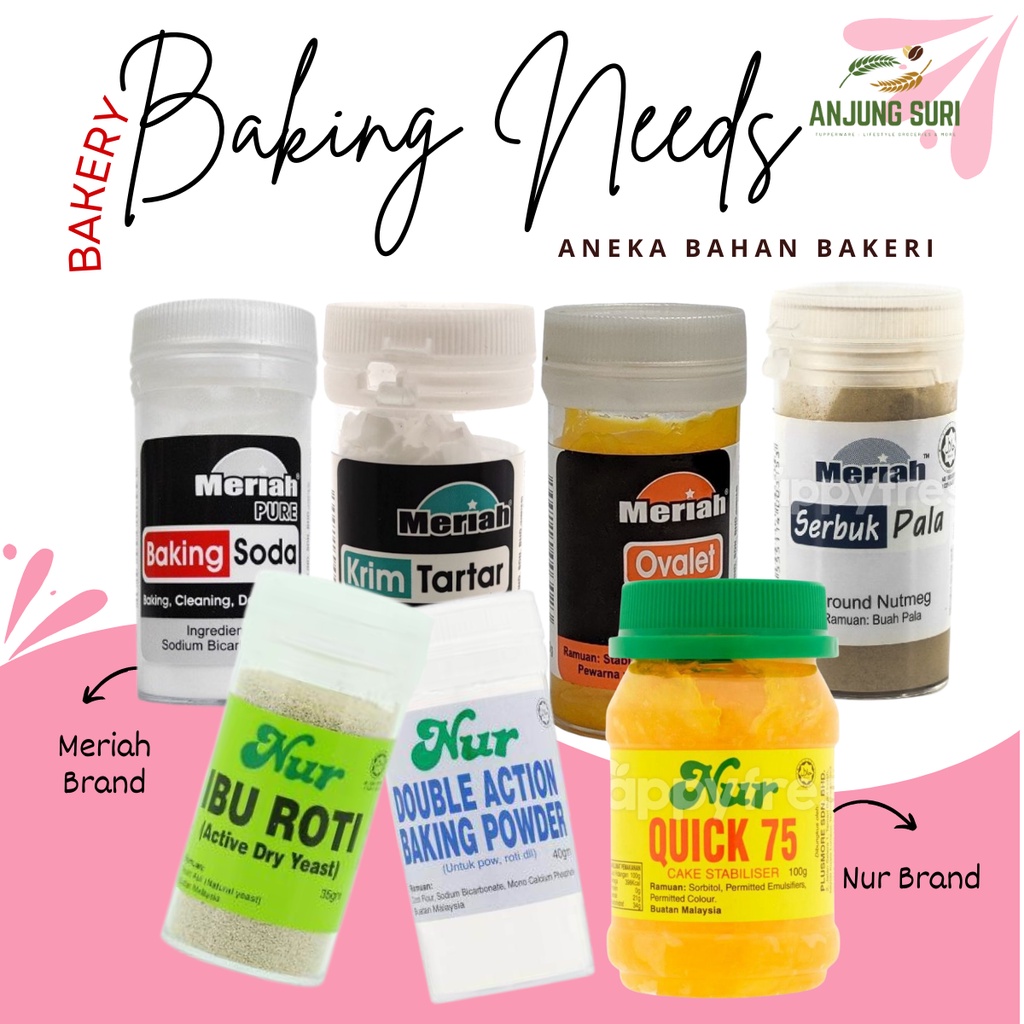 Pelbagai Pilihan Bahan Bakery Cream Of Tartar Baking Powder Emplex