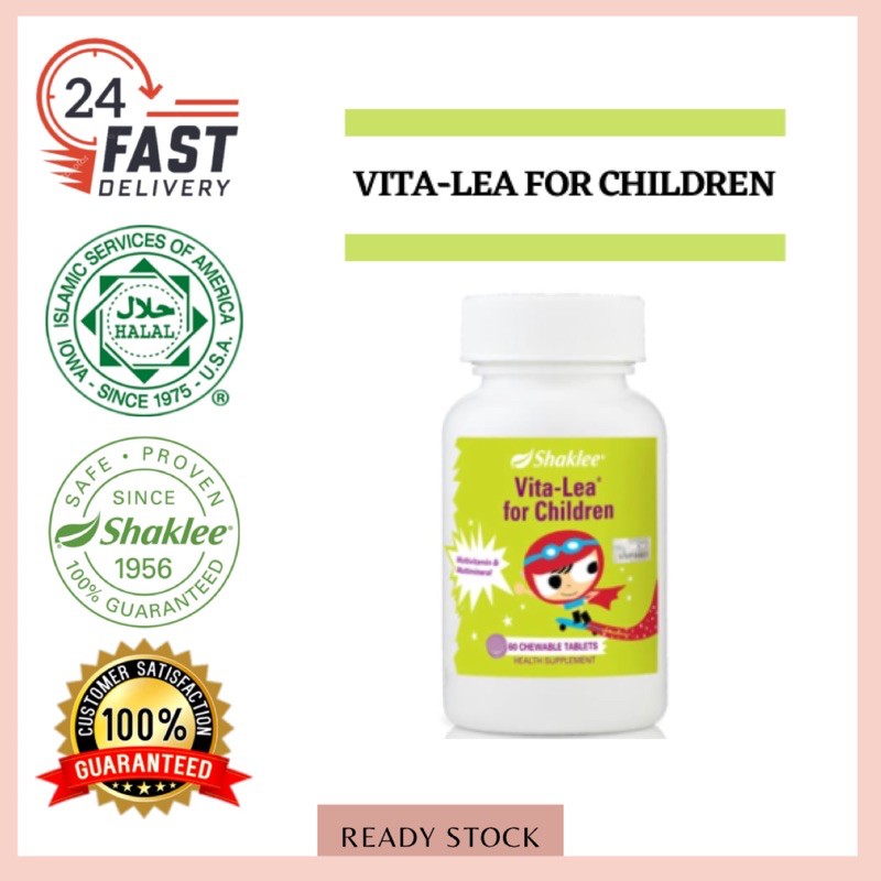 Vita Lea Shaklee For Children Vitamin Kanak Kanak Shopee Malaysia