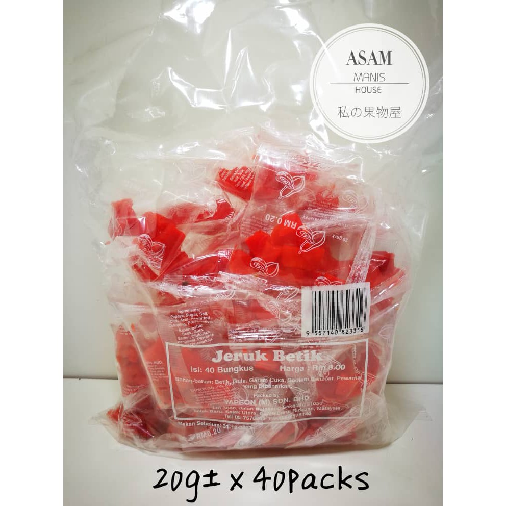 Jeruk Betik 40packs X 20g