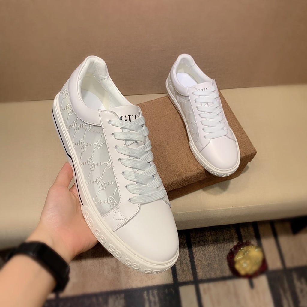 gucci canvas shoes men