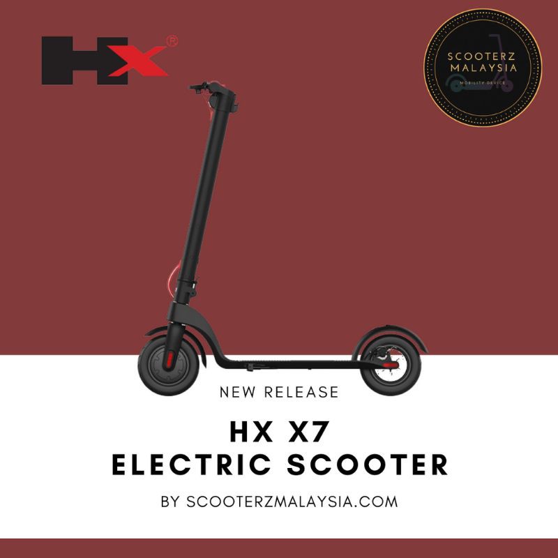 HX X7 Electric Scooter (30kmh Speed, 20km Range, 350W Motor) Shopee Malaysia