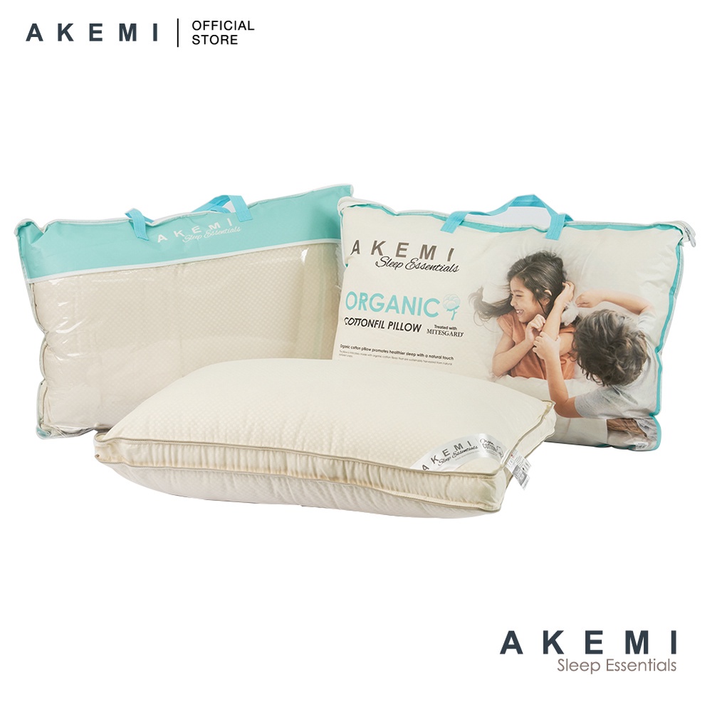 AKEMI Sleep Essential Organic Cottonfil Pillow