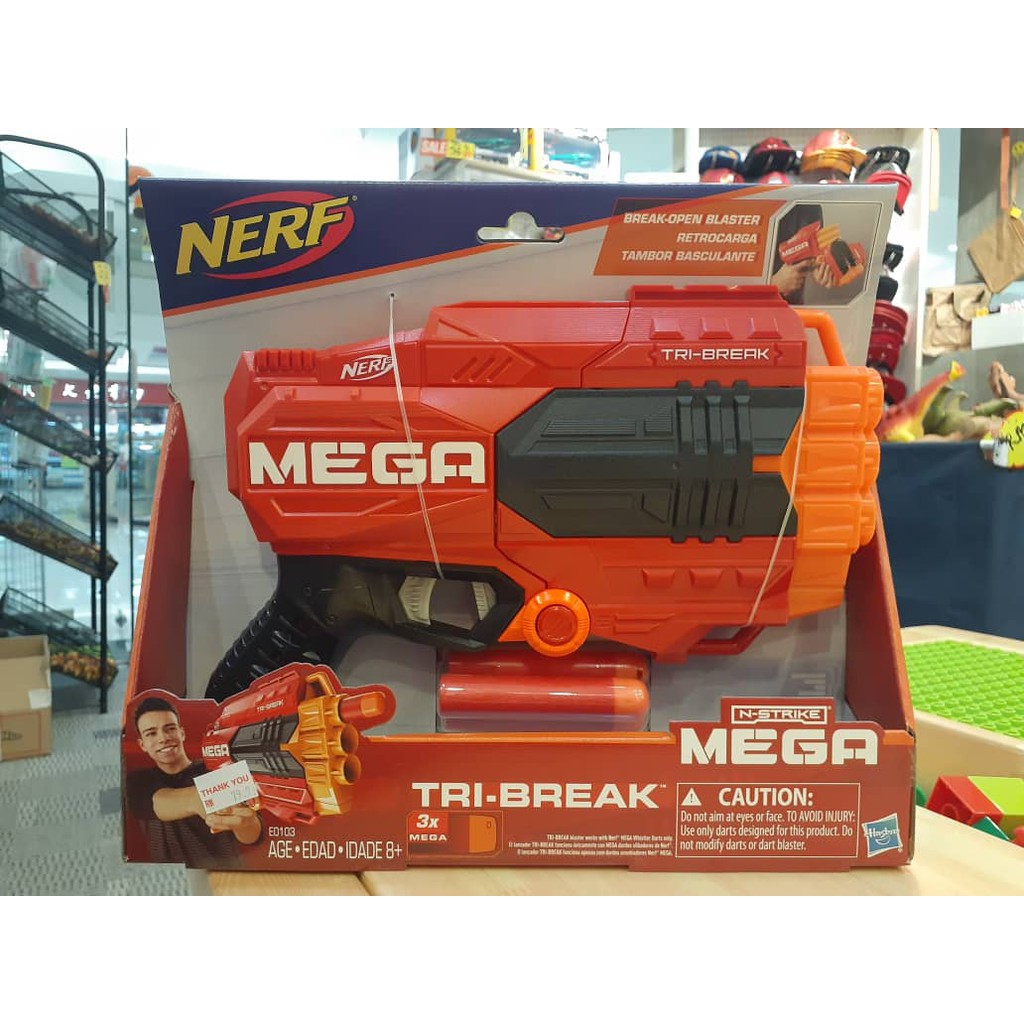 nerf tri break mega