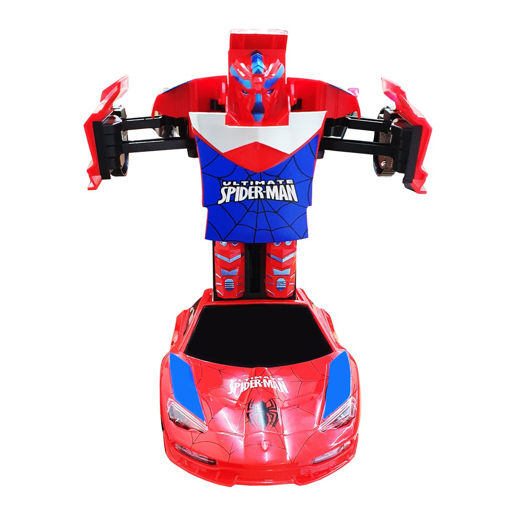 spiderman robot car