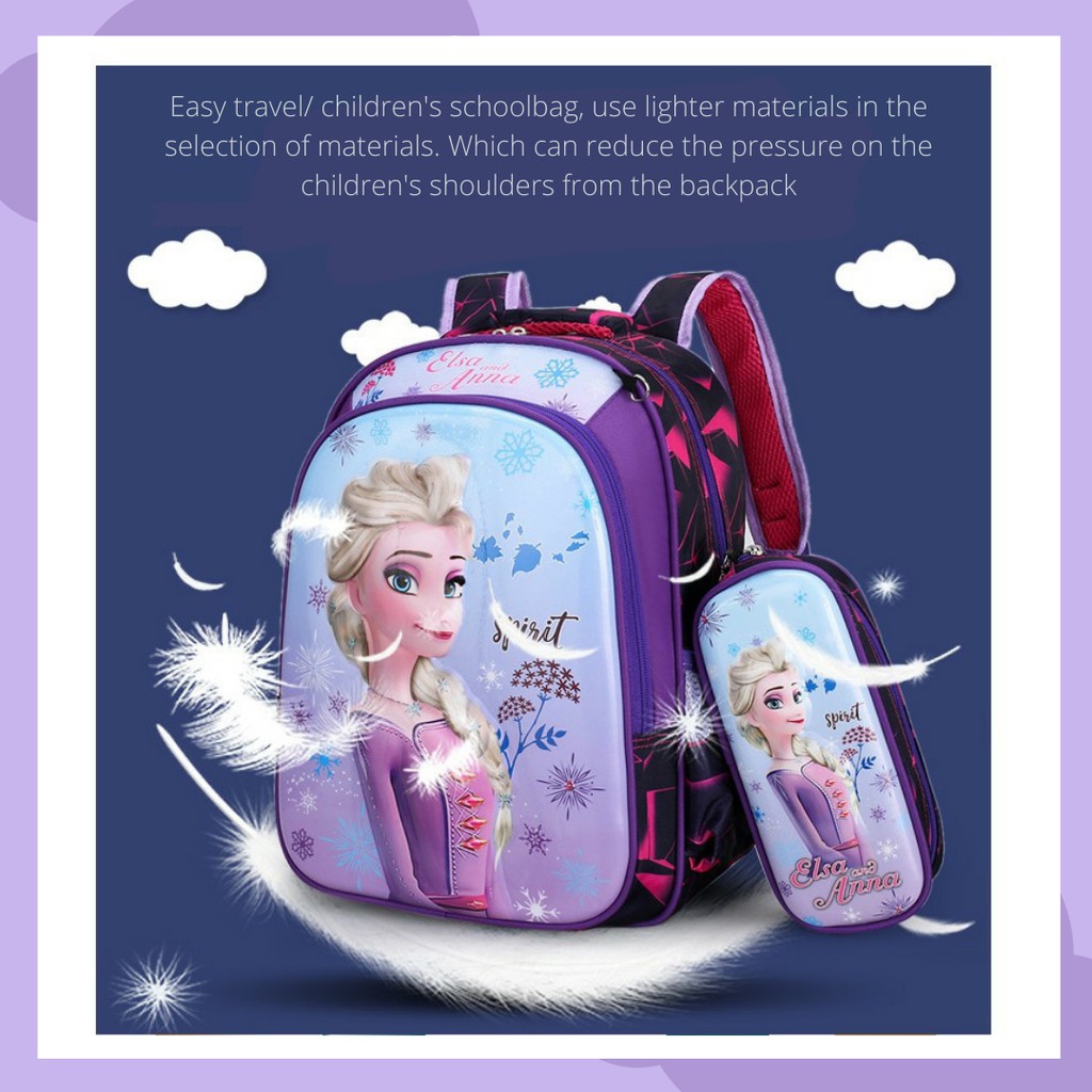 Buy Kids School Bag Cartoon Backpack Beg Sekolah Kanak Kanak Frozen Football Unicorn Seetracker Malaysia