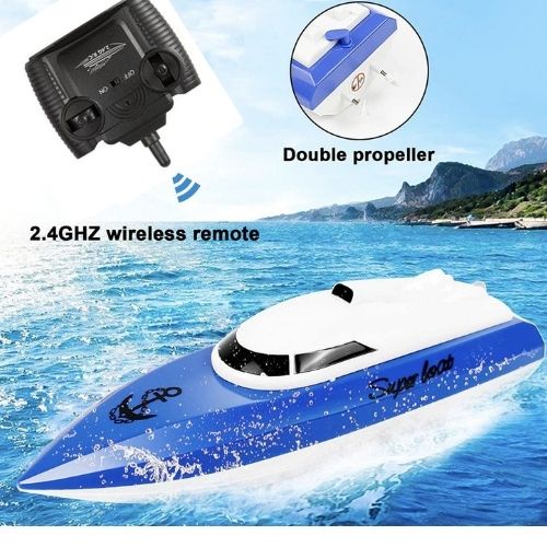 Mainan Budak High Speed Remote Control Boat Perahu Kontrol Kapal Remote ...