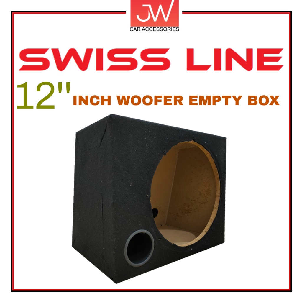 JW CAR Woofer Box only good fit 12" 12inch woofer box Empty box without