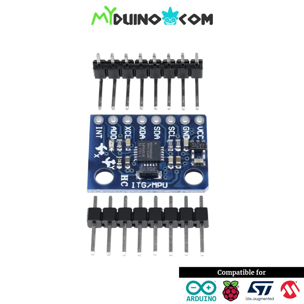 MPU6050 6-DOF IMU Accelerometer and Gyrometer Module Sensor for Arduino ...