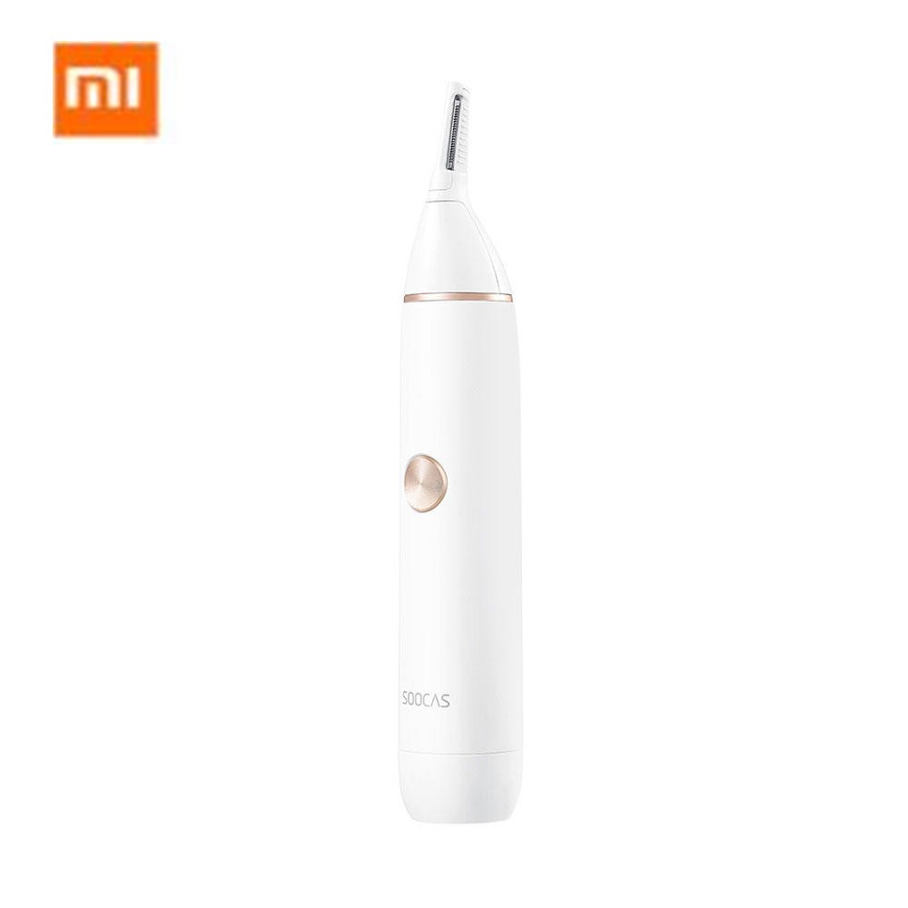 Original Xiaomi Soocas Ipx5 Waterproof Nose Hair Trimmer Eyebrow