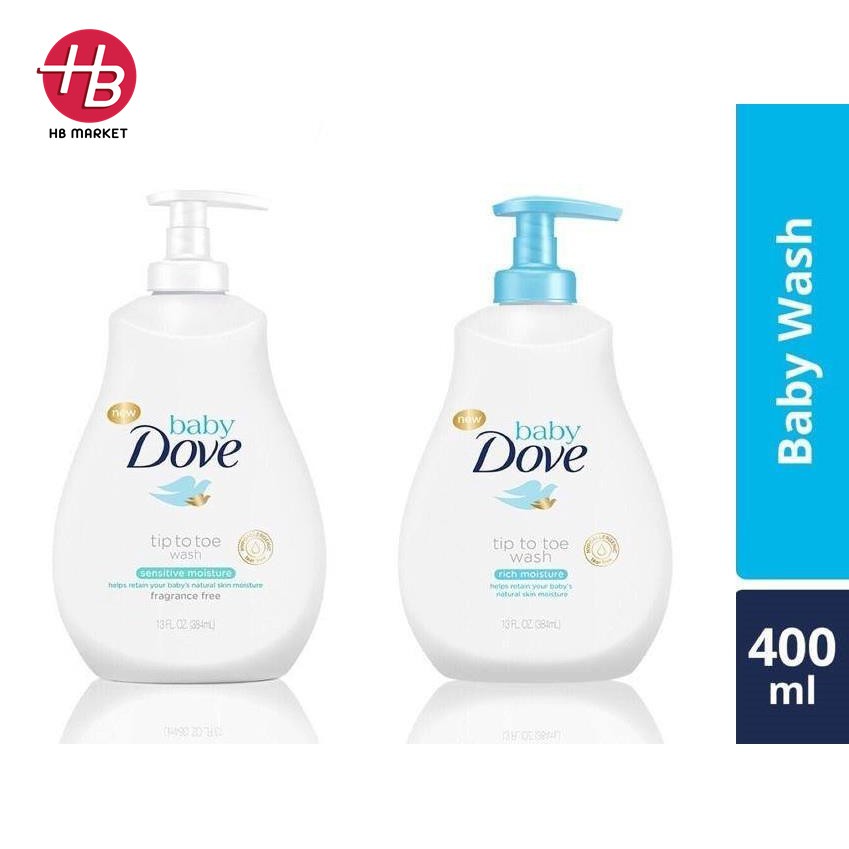 dove unscented baby wash