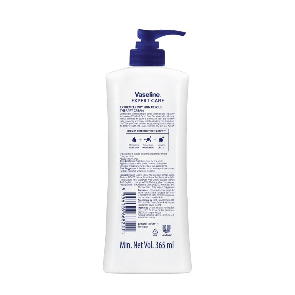 vaseline advanced strength dry skin rescue