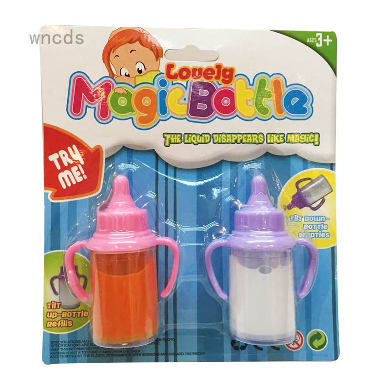 baby doll milk and juice bottles