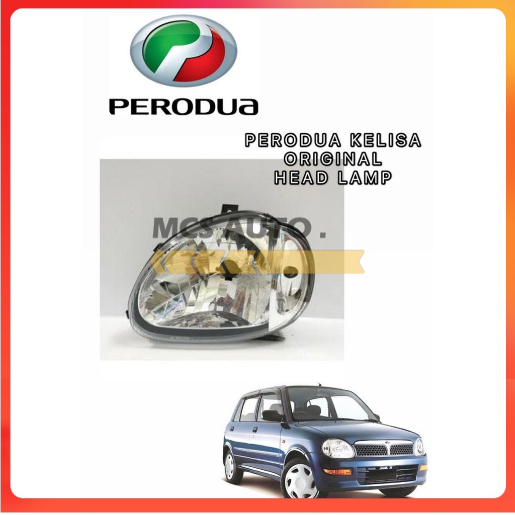 PERODUA KELISA ORIGINAL HEAD LAMP LAMPU BESAR Shopee Malaysia