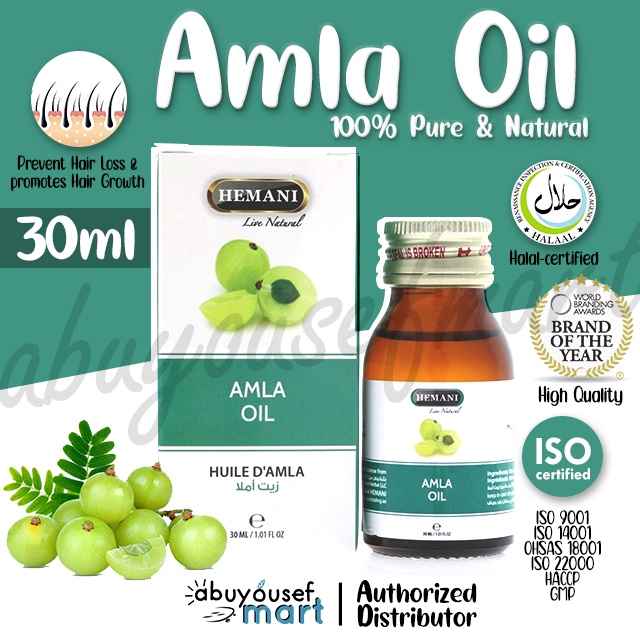 Hemani Amla (Indian Gooseberry) Oil | Minyak Amla (Buah Melaka) - Amlaki  Nellikai for Promote Hair Growth - 💯% Pure CP | Shopee Malaysia