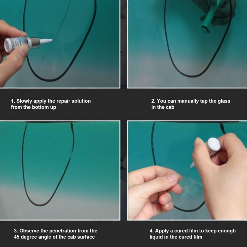 Durable Purpose Revive Your Car's Windshield Automotive Nano Repair Fluid Glass Cracks Versatile - Image 4