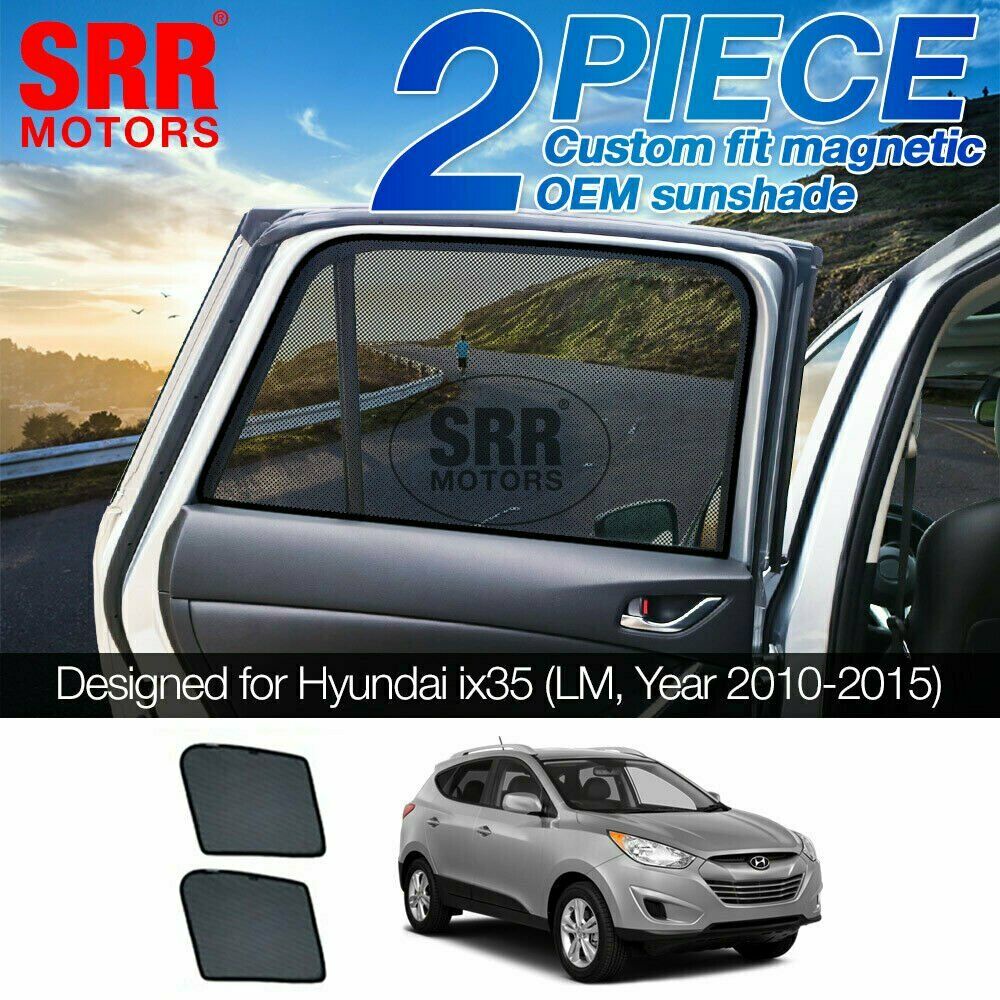 (USED) Custom Magnetic Sun Shade Rear Door Car Window Hyundai ix35 LM ...