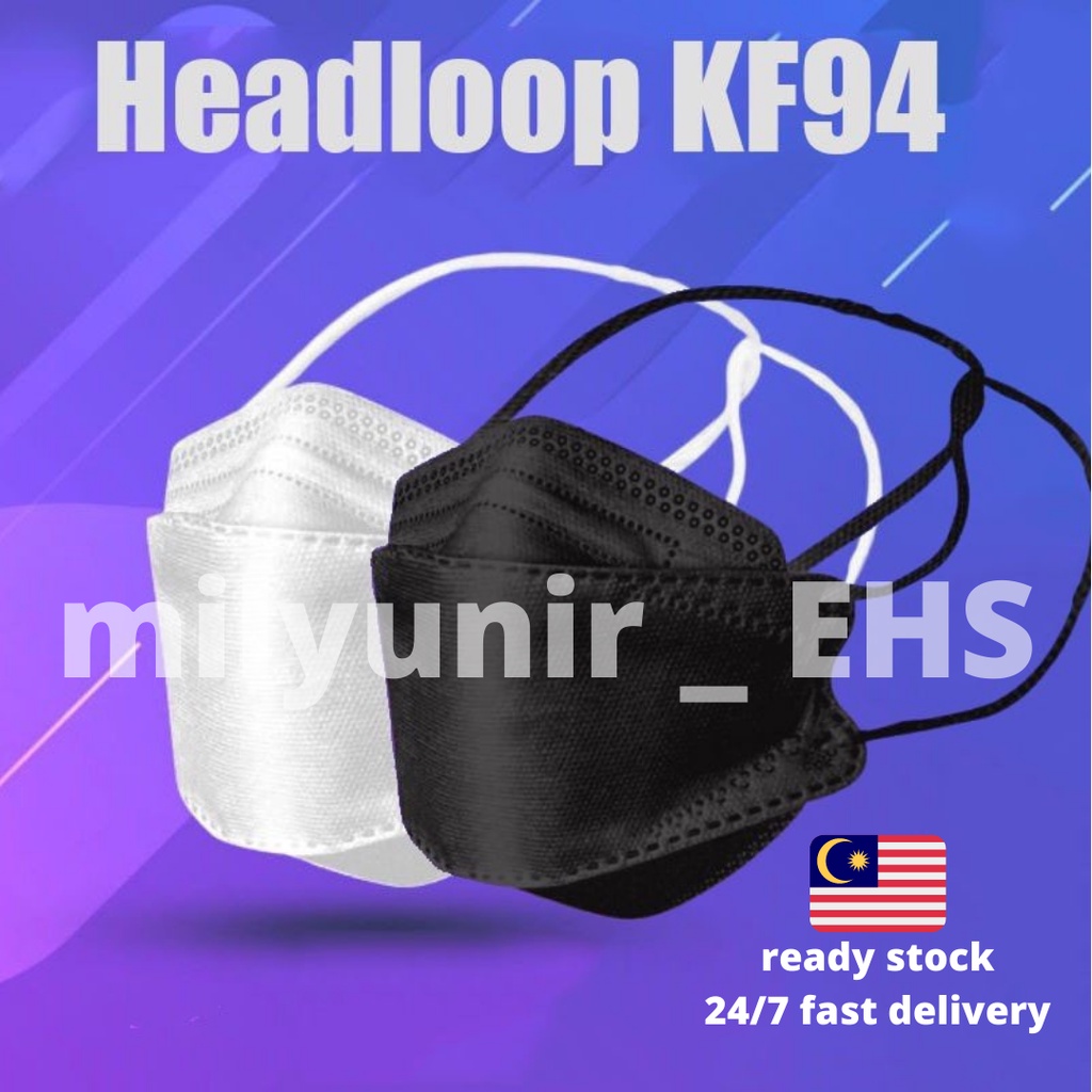 Headloop K94 Korean KF94 FACE MASK ADULT KF94 FaceMask 4PLY 4layer Non