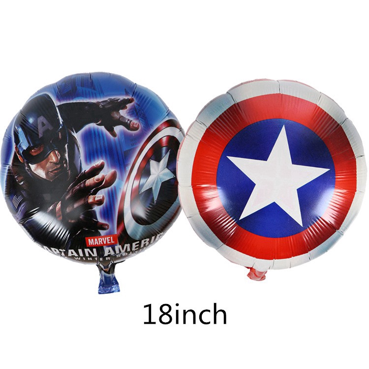 Party Decoration 18inch Superhero Spiderman American Batman Avenger Helium Foil Balloon Birthday Shopee Malaysia