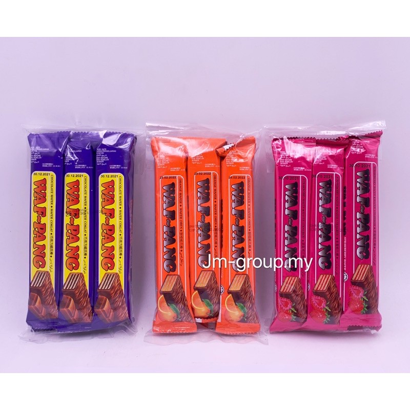 Ready Stock 6 pcs per pack Waf-Pang Wafer ( Chocolate, Strawberry ...