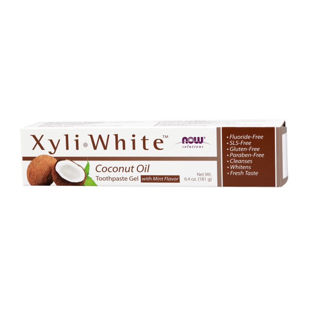 NOW Solutions, Xyliwhite Toothpaste Gel, Coconut Oil, Cool CoconutMint