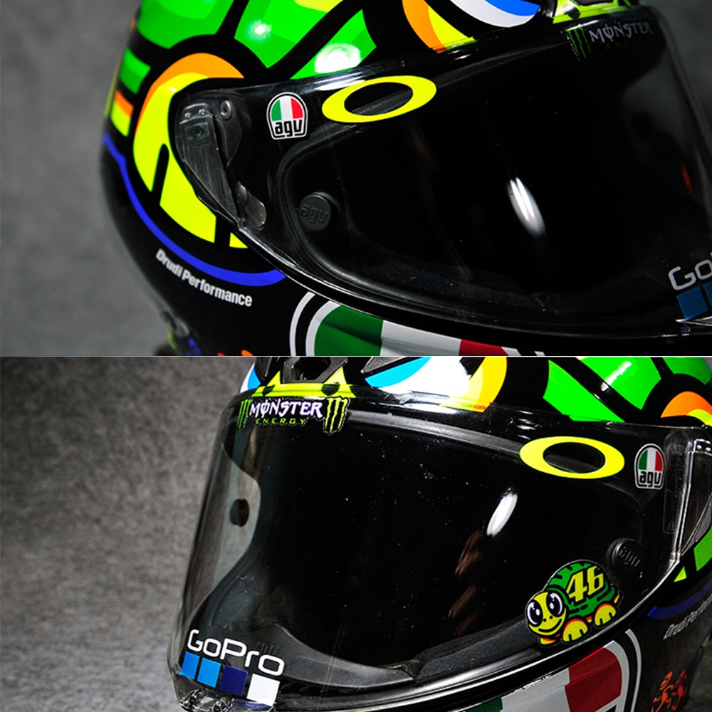 EVO AGV 46 Racing Sticker Helmet Decorative Decal Helmet Cap Lens Stickers  Scratch Cover Decals | Shopee Malaysia