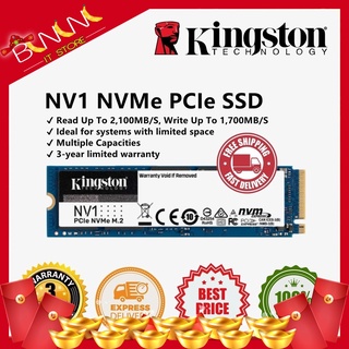 Kingston NV1 500GB / 1TB NVMe PCIe Gen 3x4 M.2 2280 Internal Solid State Drives similar to SX8200 SX8100 A2000 SX6000 P2