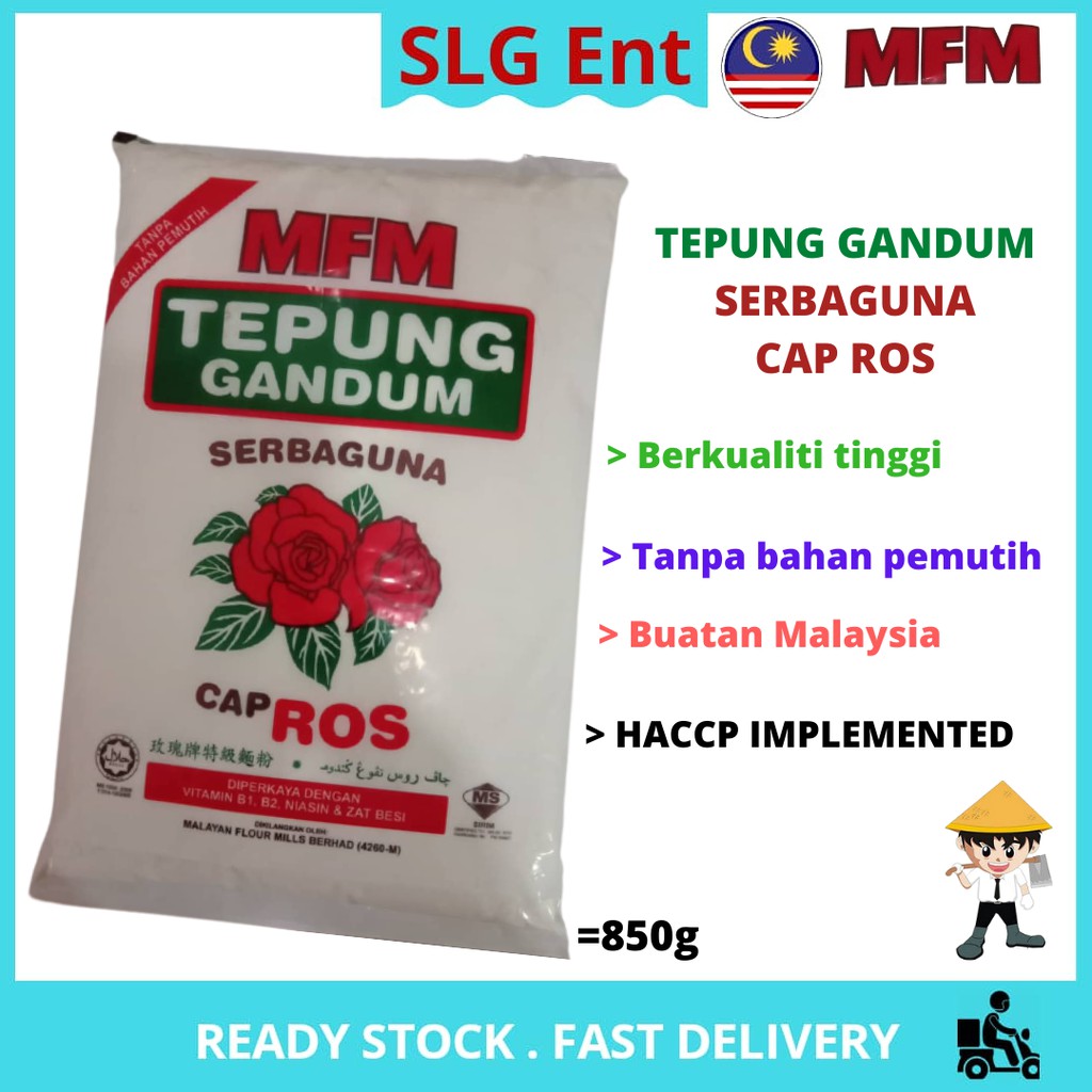 [ READY STOCK ] Tepung Gandum Cap ROS 850g | Shopee Malaysia