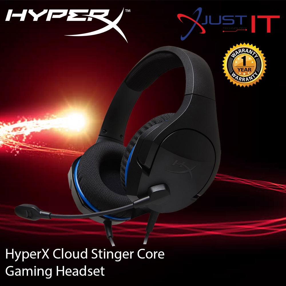 Наушники hyperx cloud stinger core hx hscsc bk на компьютер как подключить