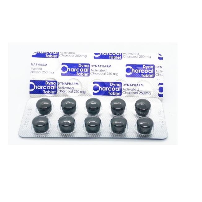 Dyna Charcoal Tablet 10's (Activated Charcoal 250mg) Shopee Malaysia