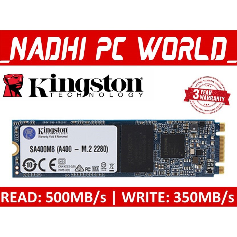 Kingston A400 120GB 240GB 480GB 960GB A400 M.2 2280 3D NAND SSD