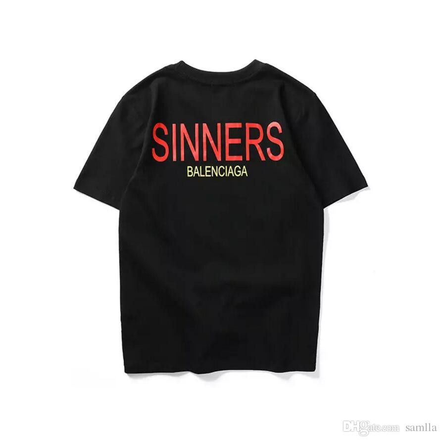 balenciaga sinners tee