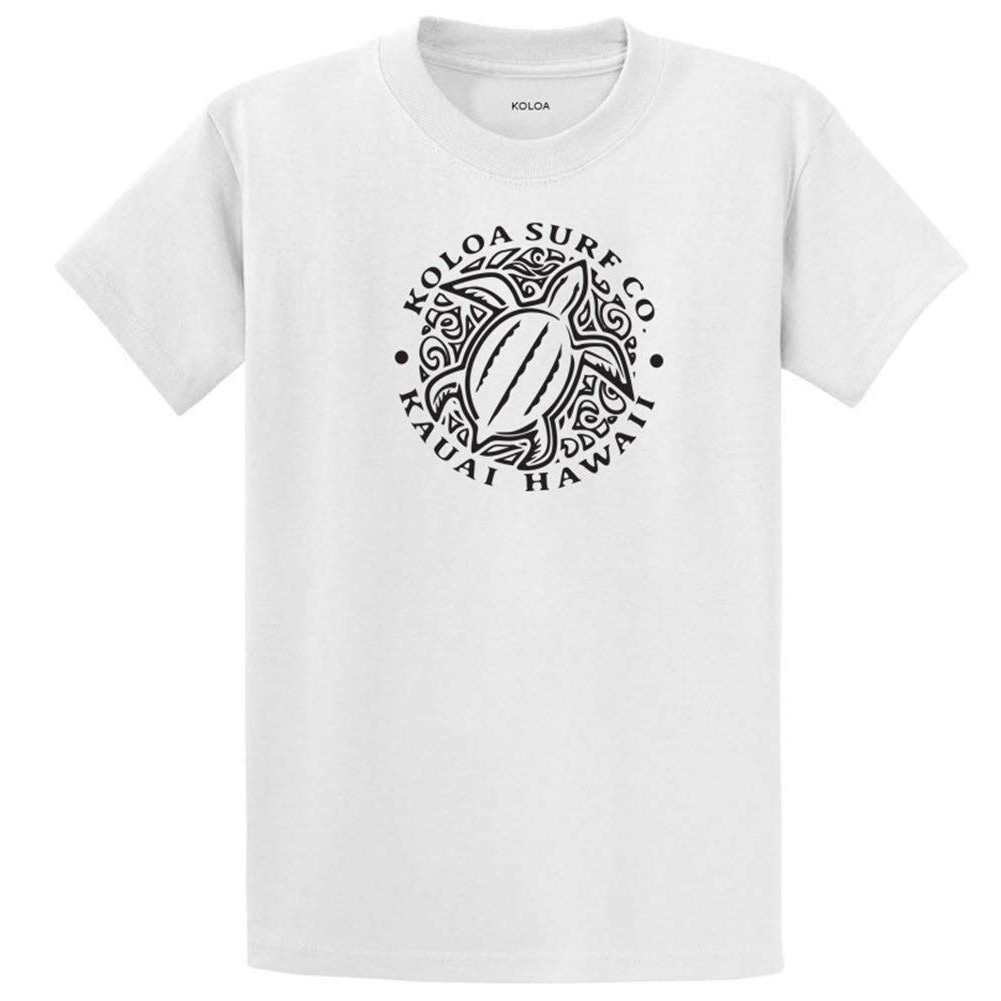Wave Logo Cotton T-Shirts in Regular Koloa Surf Co Big and Tall Sizes 