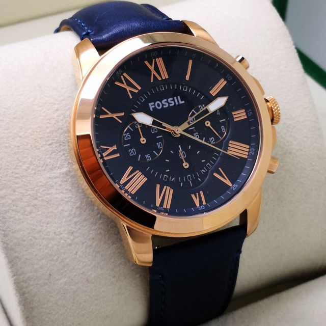 FOSSIL FS4835 CHRONOGRAPH ALL FUNCTION SOLID MATERIAL 100% TO ORIGINAL ...