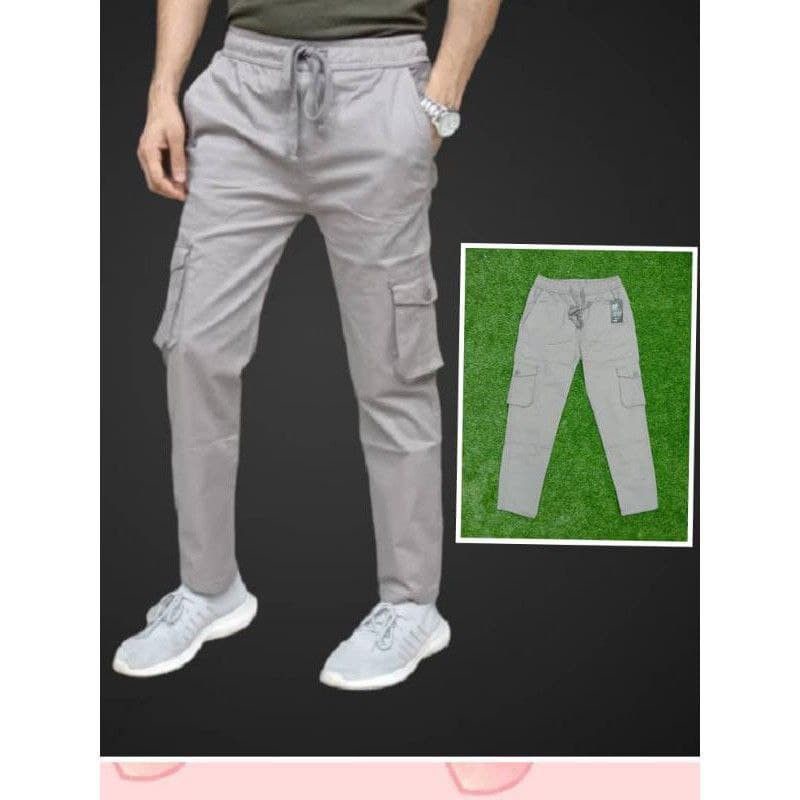 Premium & Export Quality Seluar Kargo Slack 6 Poket Kain Tebal Cargo