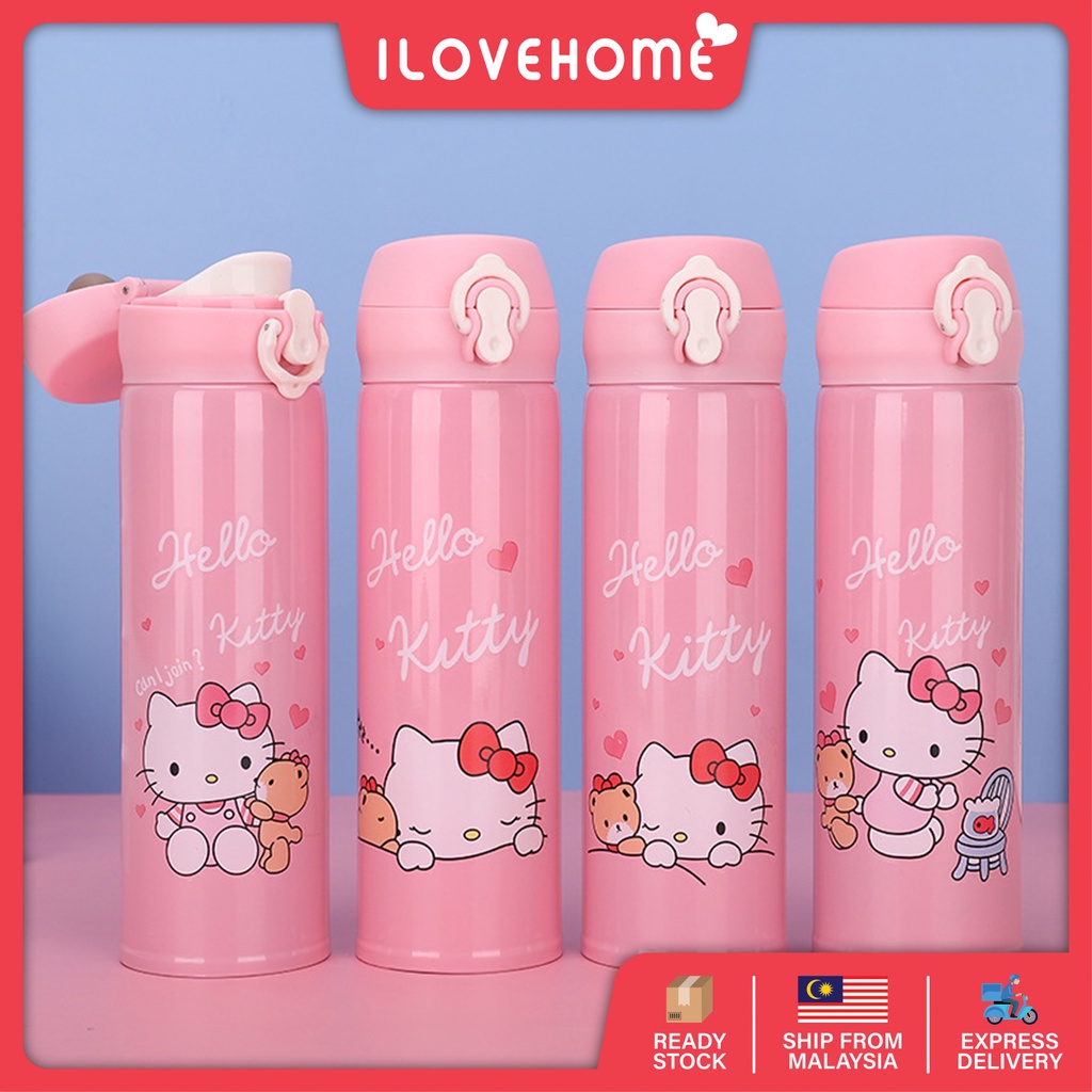 Ilovehome Thermo Flask Doraemon Hello Kitty 500ml New Arrival 