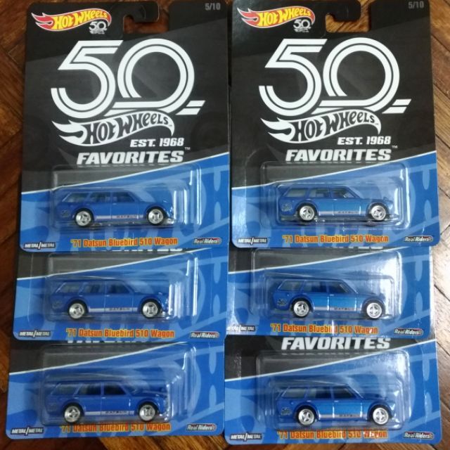 hot wheels 50th anniversary datsun