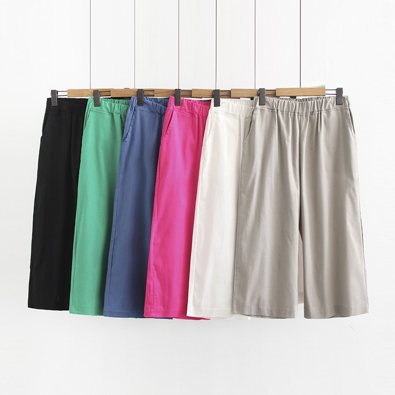 3/4th cotton pants for ladies