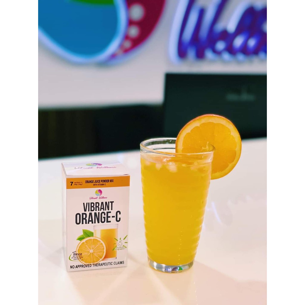 All-natural Vibrant Orange-c Sugar-free Orange Juice Drink 7 Sachets 126 Grams Shopee Malaysia