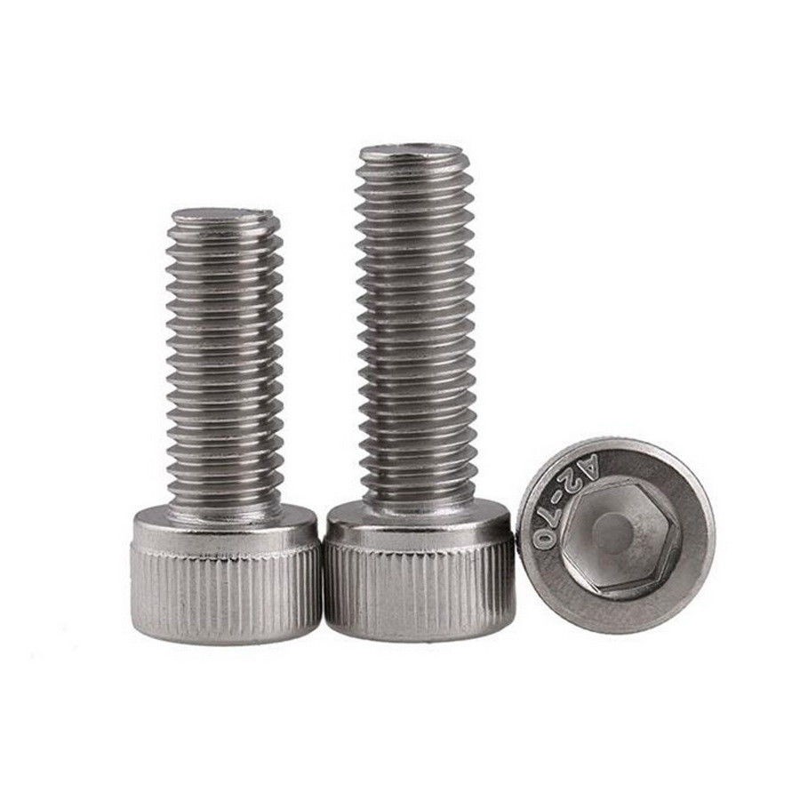 M6 Socket Cap Screws Hex Head Allen Bolt DIN912 A2 304 Stainless