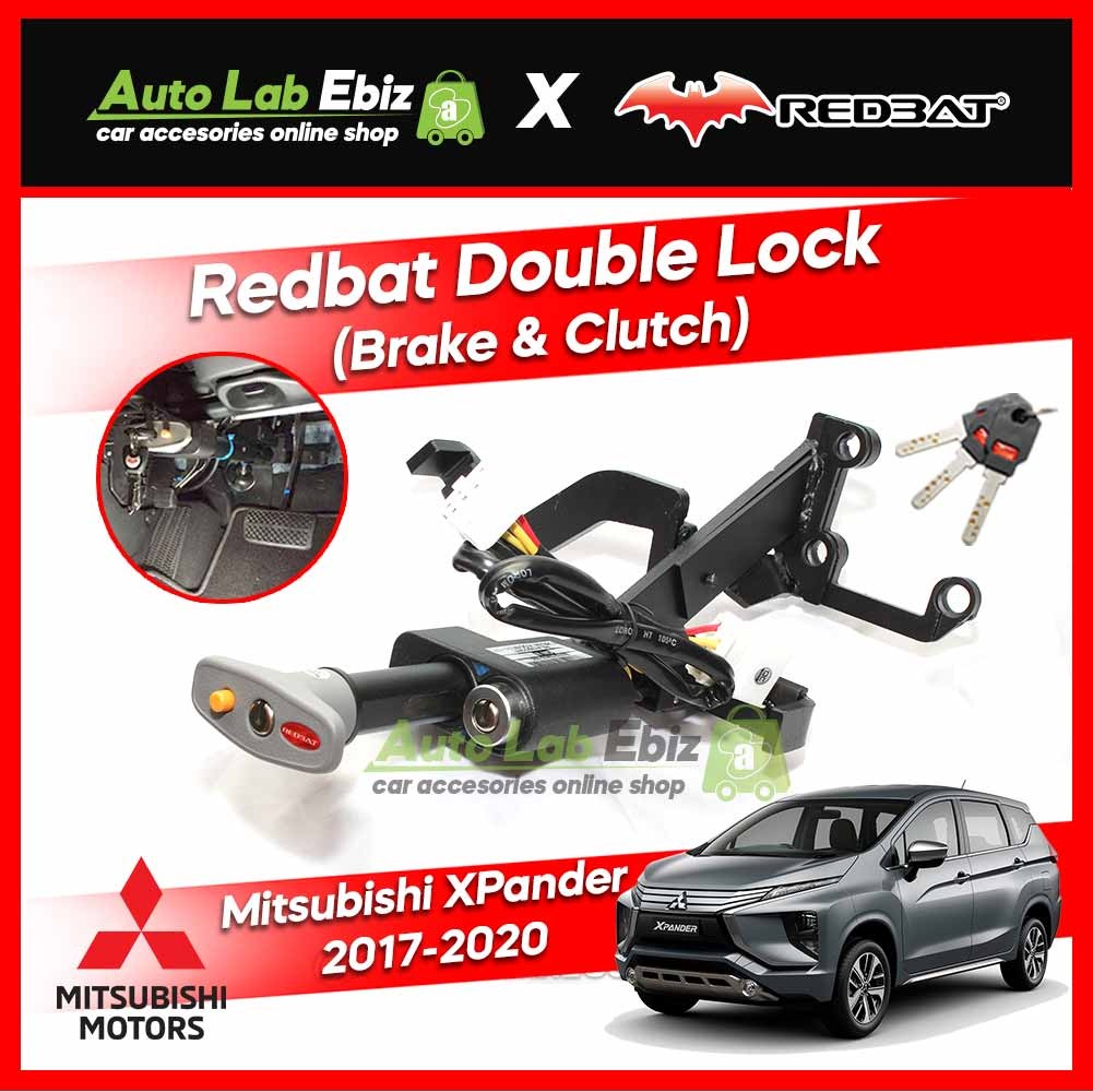Mitsubishi Xpander 20172021 Redbat Double Lock (Brake & Clutch Pedal