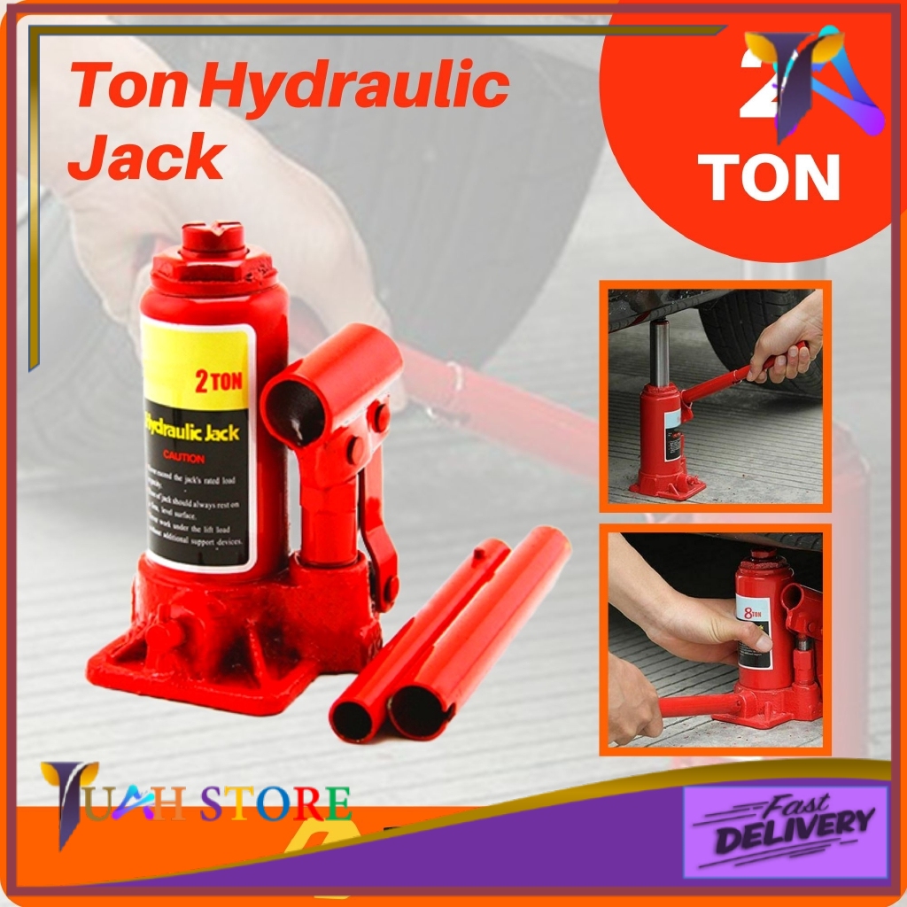 2 / 3 / 5 / 8 / 10 Ton Hydraulic Jack Heavy Duty Car Vehicle Van