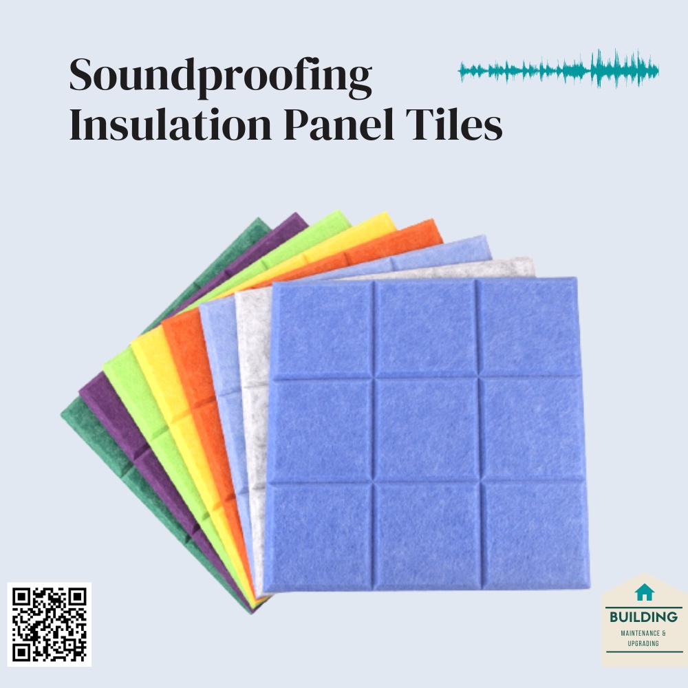 Acoustic Sound Adsorbing Panels Series 30cm x 30cm Panel, Soundproofing