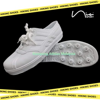 Kampung Adidas Anti-slip Waterproof Rubber White Shoe -Kasut Getah Hiking shoes