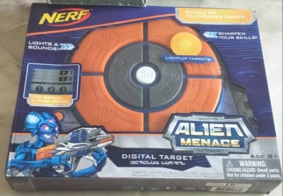 nerf alien menace target