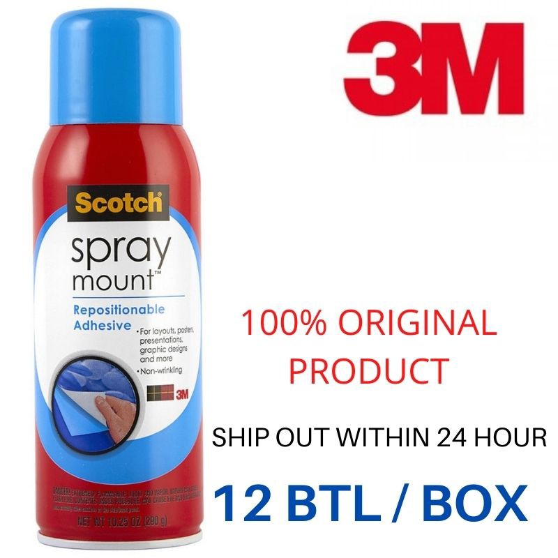 3M Scotch Spray Mount 6065 Repositionable Adhesive 290g Shopee Malaysia