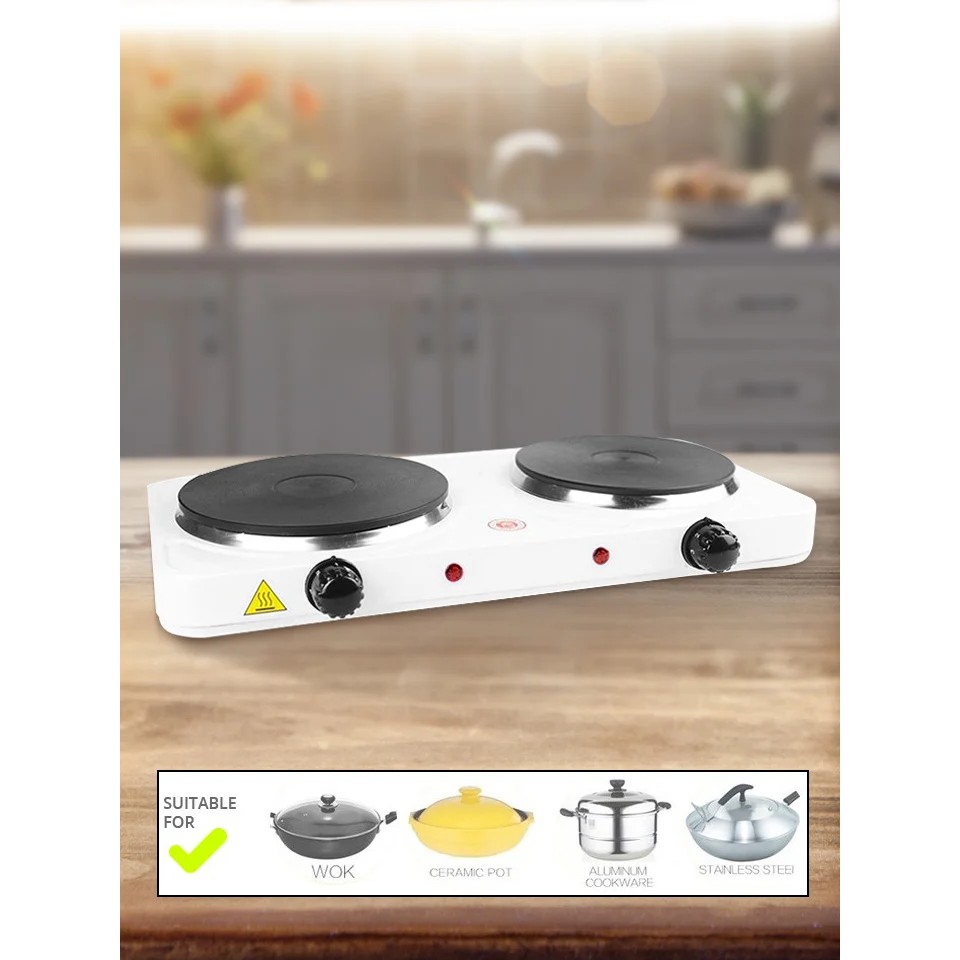 Portable Electric Kitchen Double Cooking Stove CL30