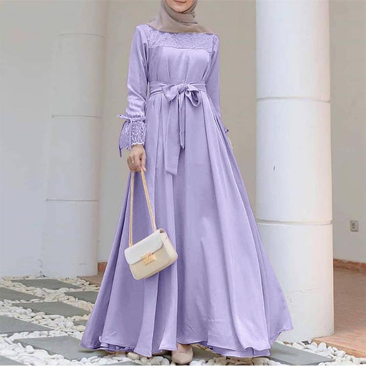Pakaian Jubah Labuh Moden Saiz Besar Lengan Panjang Wanita Set Baju ...