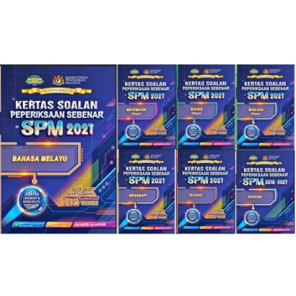 Kertas soalan peperiksaan sebenar spm 2018-2021 -yakin | Shopee Malaysia