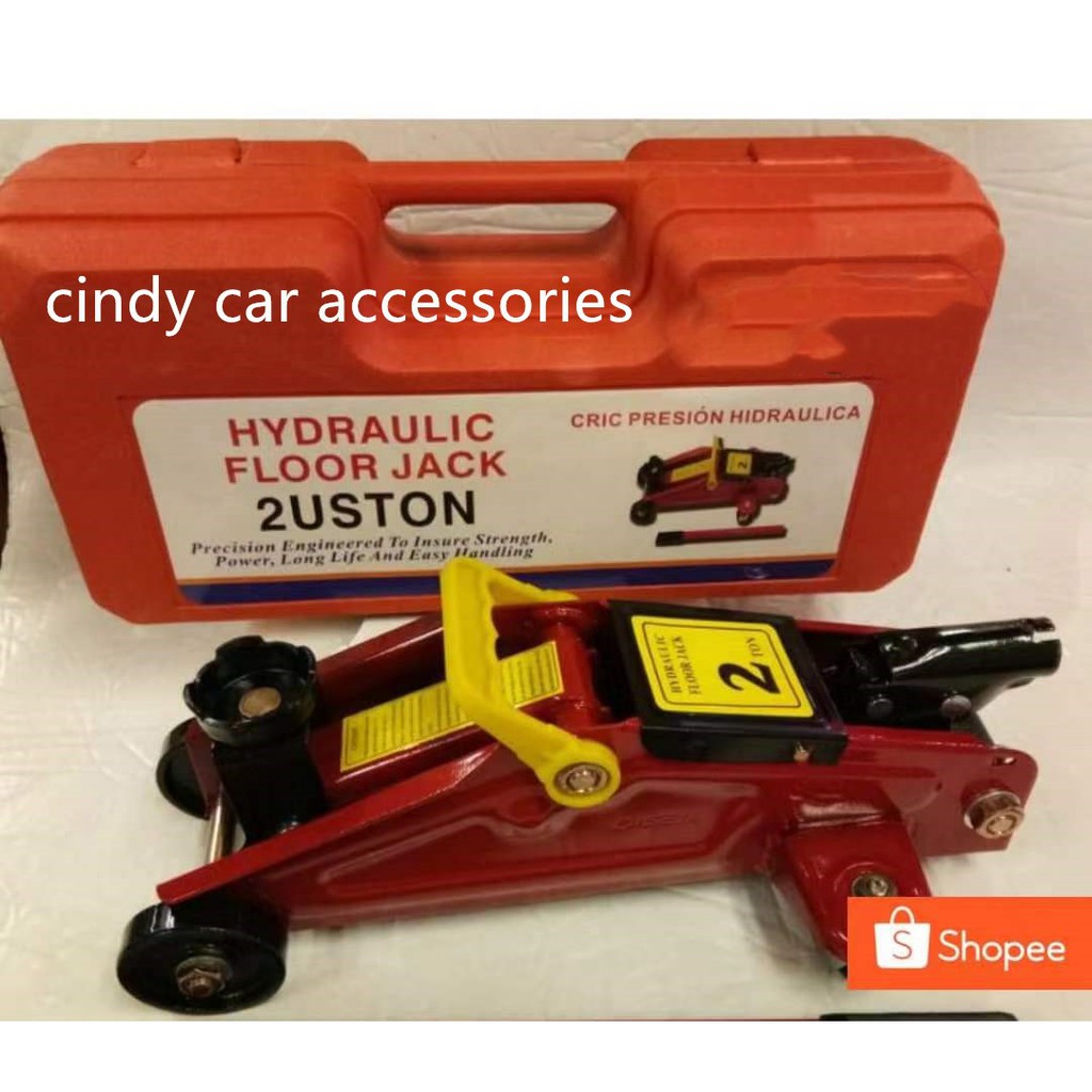 2 Ton Hydraulic Portable Floor Jack With Box For Car Shopee