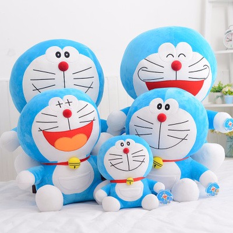 Doraemon Plush Toy Machine Cat Large Doll Blue Fat Doll ...
